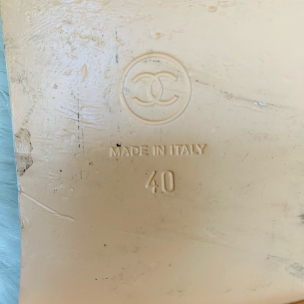 🍾🥂2xHost Pick🥳Chanel Tweed Summer Bliss Sandals - Picture 6 of 8